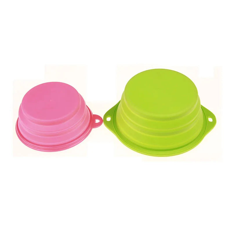 Gamelle pliable en silicone pour chien