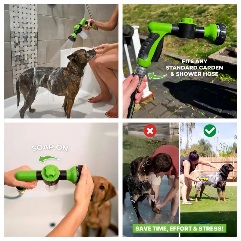 Dog Showering Sprayer 8 In 1