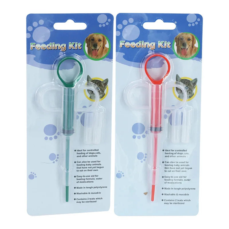 Medicine Syringe Dog Feeder Kit