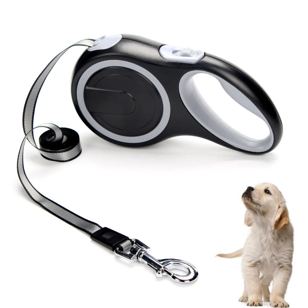 Retractable Nylon Dog Leash